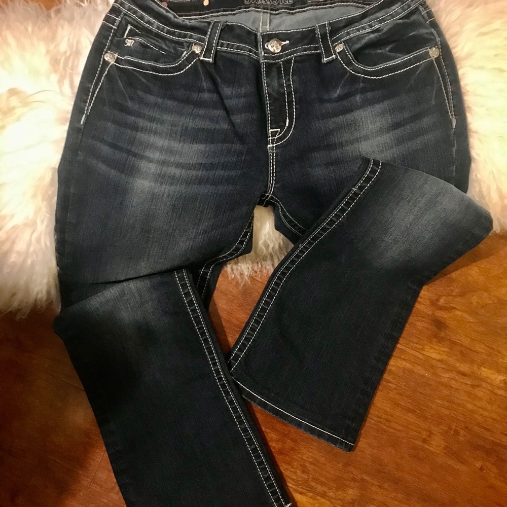 Miss me , signature boot bejeweled